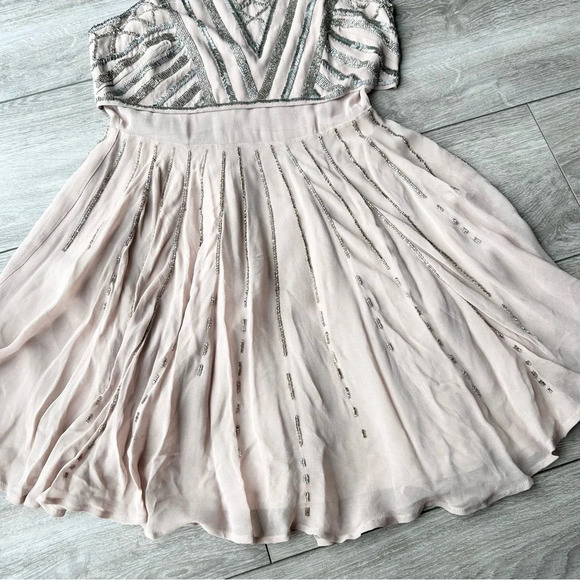 ASOS WEDDING Crop Top Embellished Mini Dress - Picture 9 of 16